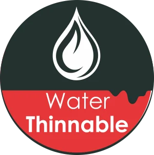 Water Thinnable